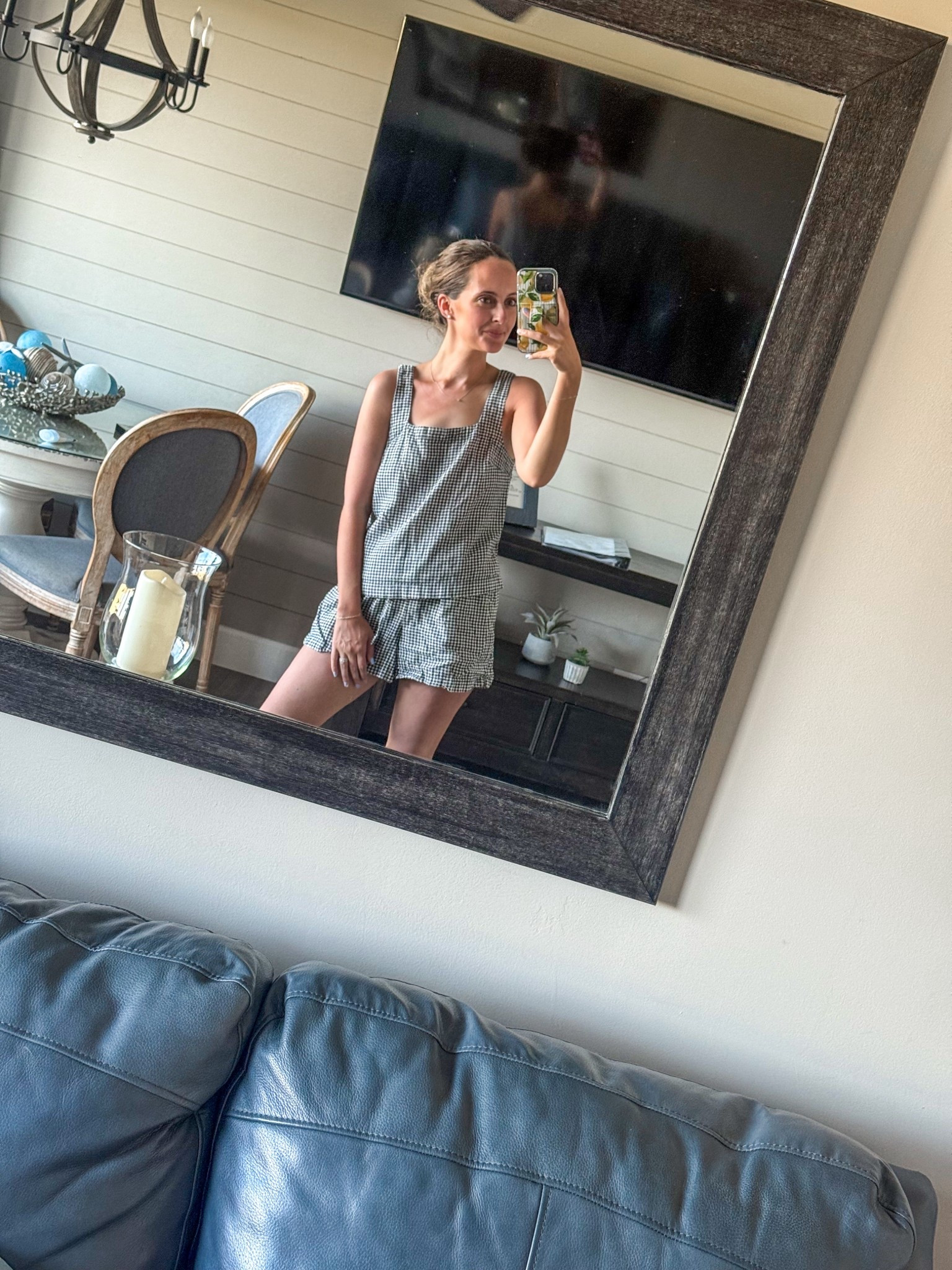 Vacation mode in this two piece gingham set from Target! Currently on sale! 

Wearing a Small in both top and bottom

Vacation outfit // two piece set // Target // 

#LTKStyleTip #LTKTravel #LTKFindsUnder50