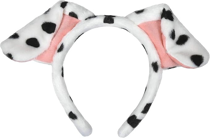 CHEU Dalmatian headband with dog ears and tail costume | Amazon (US)