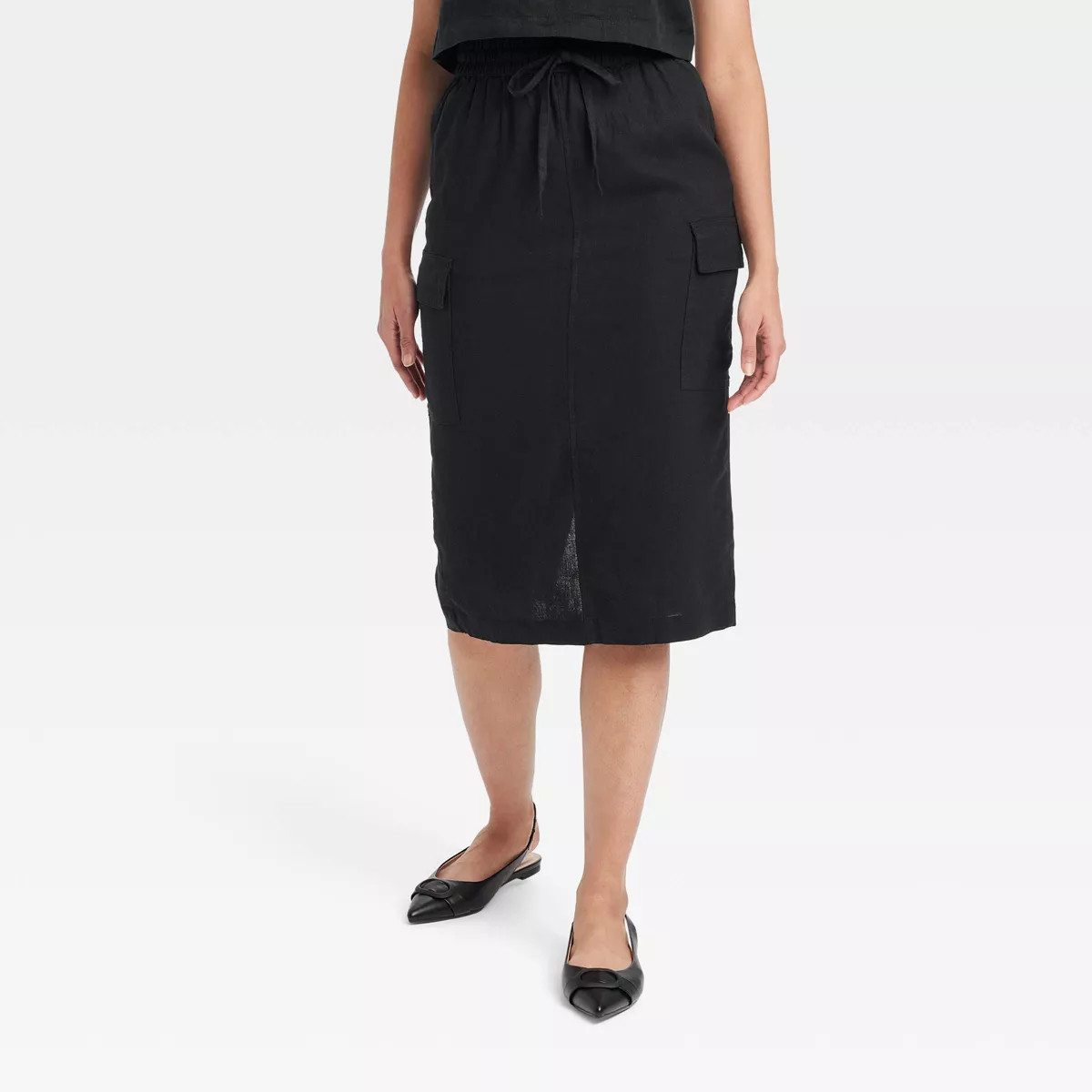 Women's Linen Midi Skirt - A New Day™ | Target