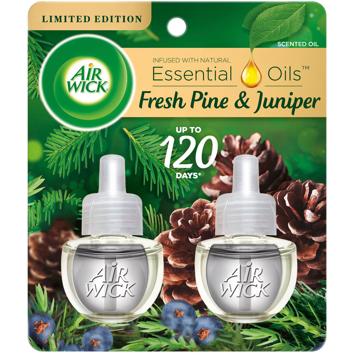 Air Wick Scented Oil Air Freshener - Fresh Pine & Juniper - 1.34 fl oz | Target