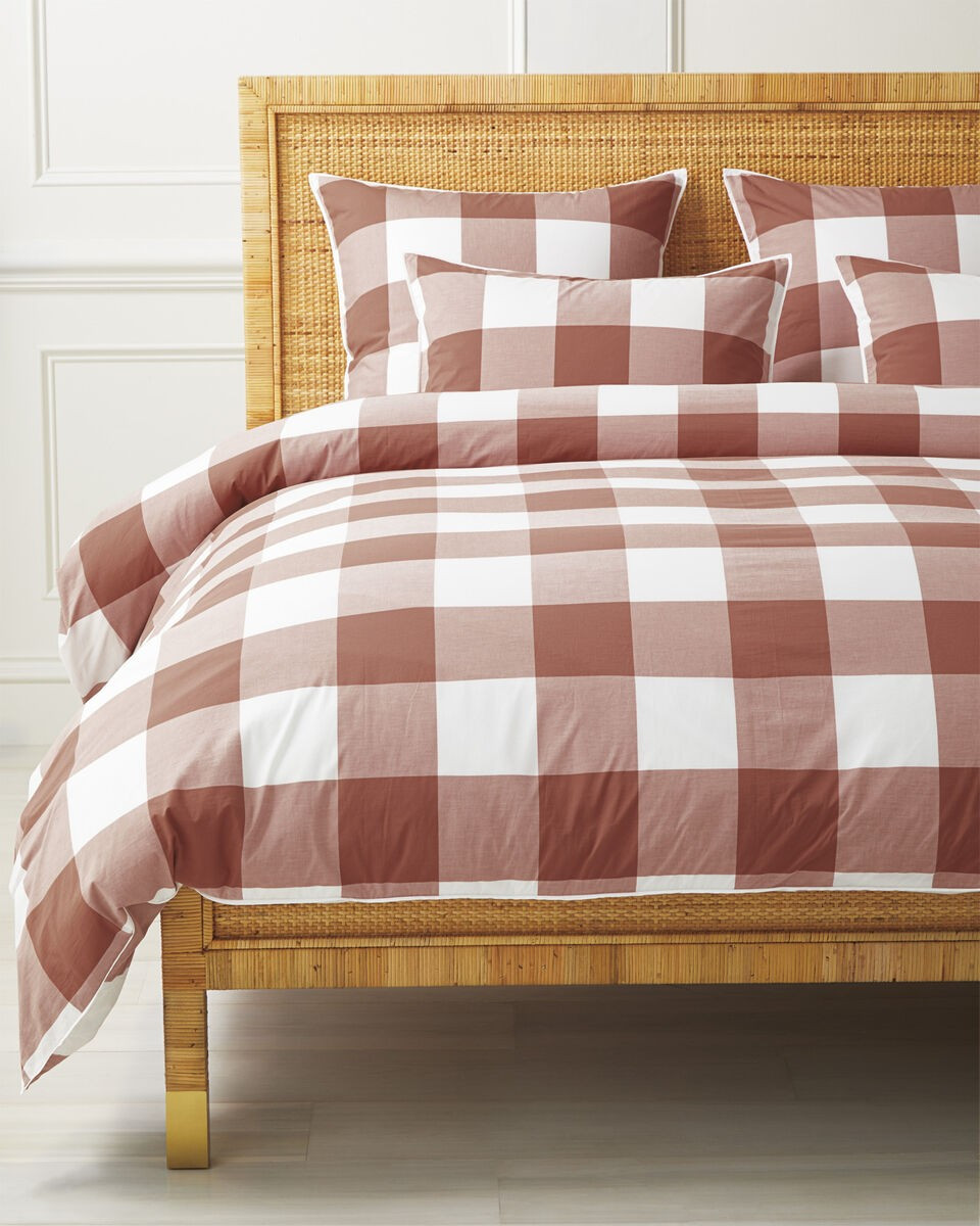 Gingham Duvet Cover | Serena and Lily
