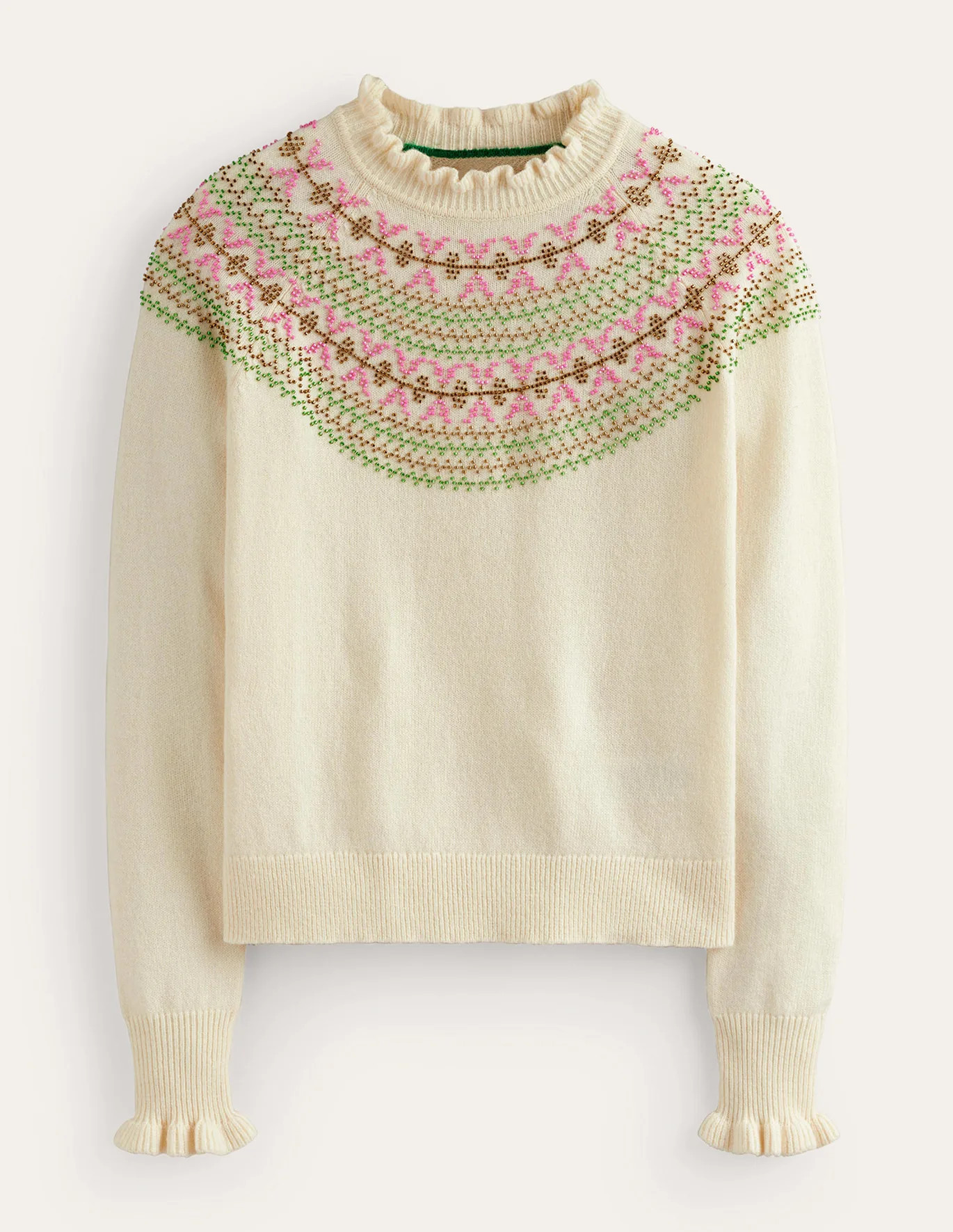 Embellished Yoke Sweater | Boden (US)
