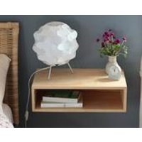 Modern Floating Nightstand in Solid Hard Maple | Etsy (US)