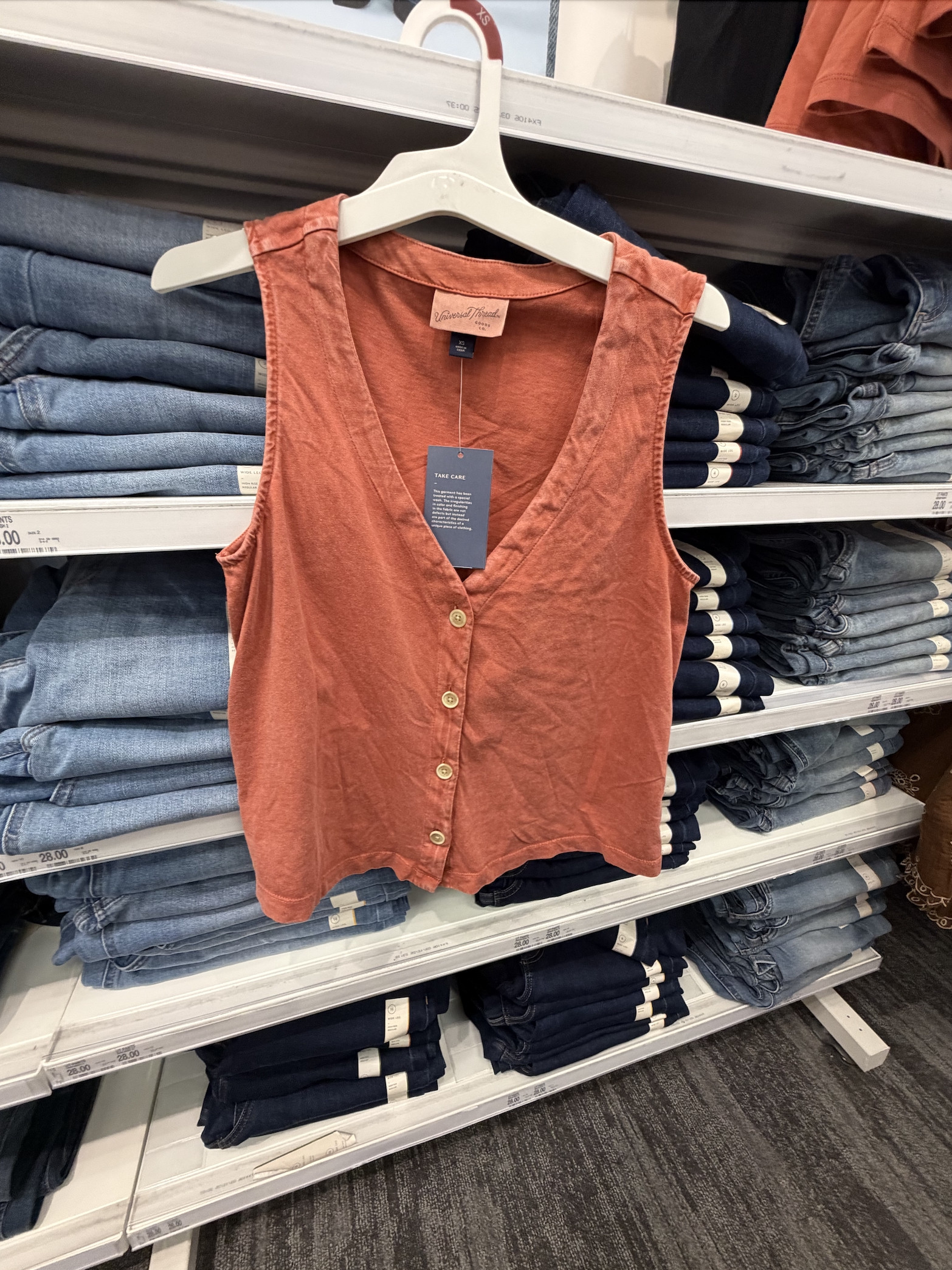 This is the matching top to the cute rust pants I got! LOVE this so much and would look so cute with jeans, too.

target fashion, affordable outfit ideas, matching set, mom outfit, summer outfits 

 #LTKootd #LTKOver40