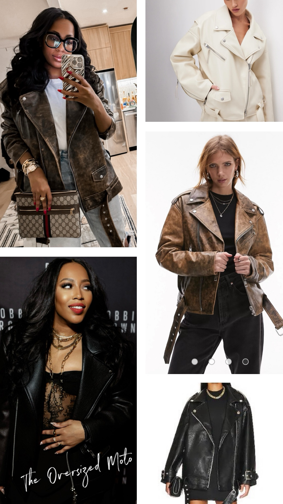 Oversized Moto Jackets For Spring 

#LTKstyletip #LTKSeasonal