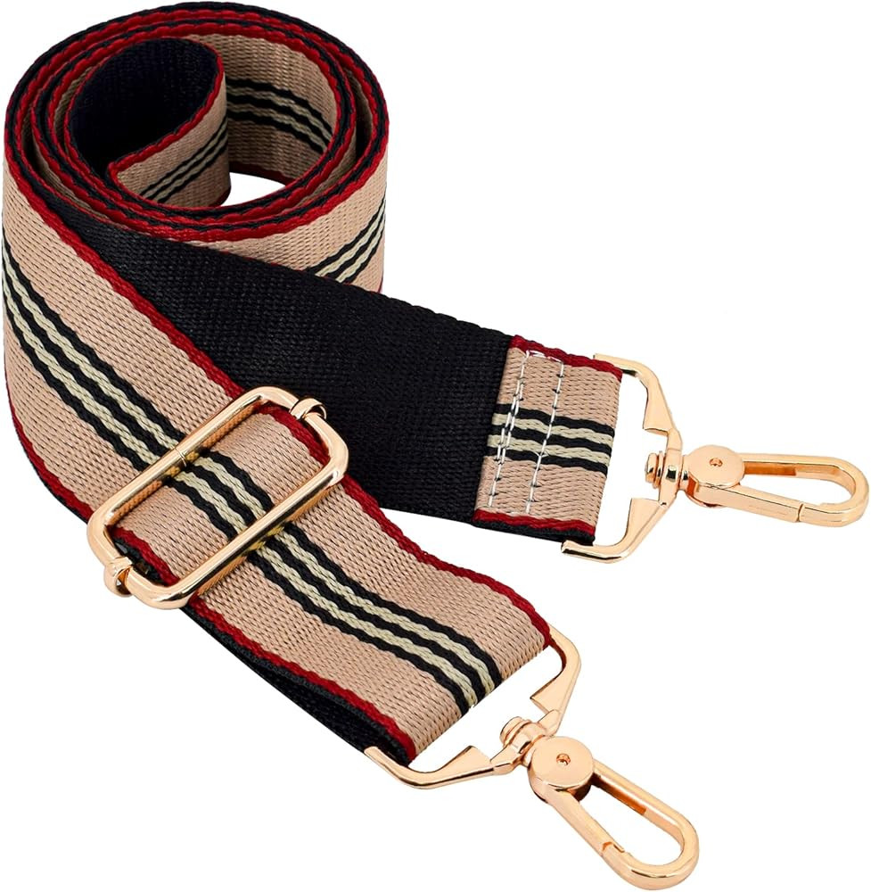 Strap Purse Crossbody Bag Strap Replacement Metal Swivel Hook Shoulder Strap Guitar Strap for Cro... | Amazon (US)
