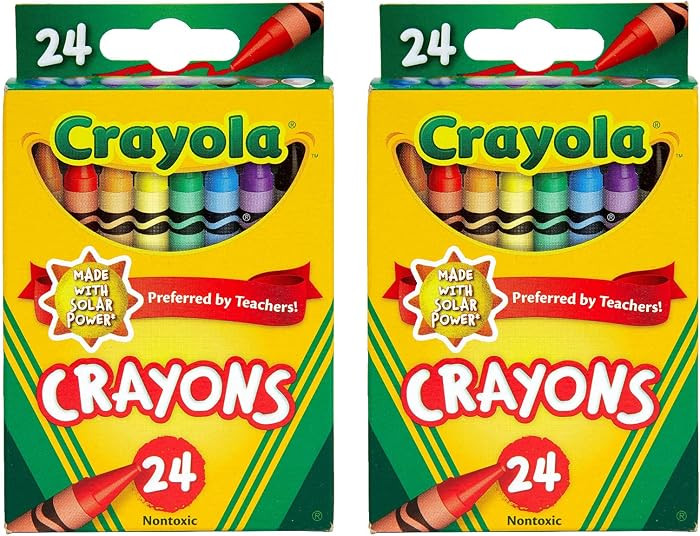 Crayola Crayons 24 ct (Pack of 2) | Amazon (US)