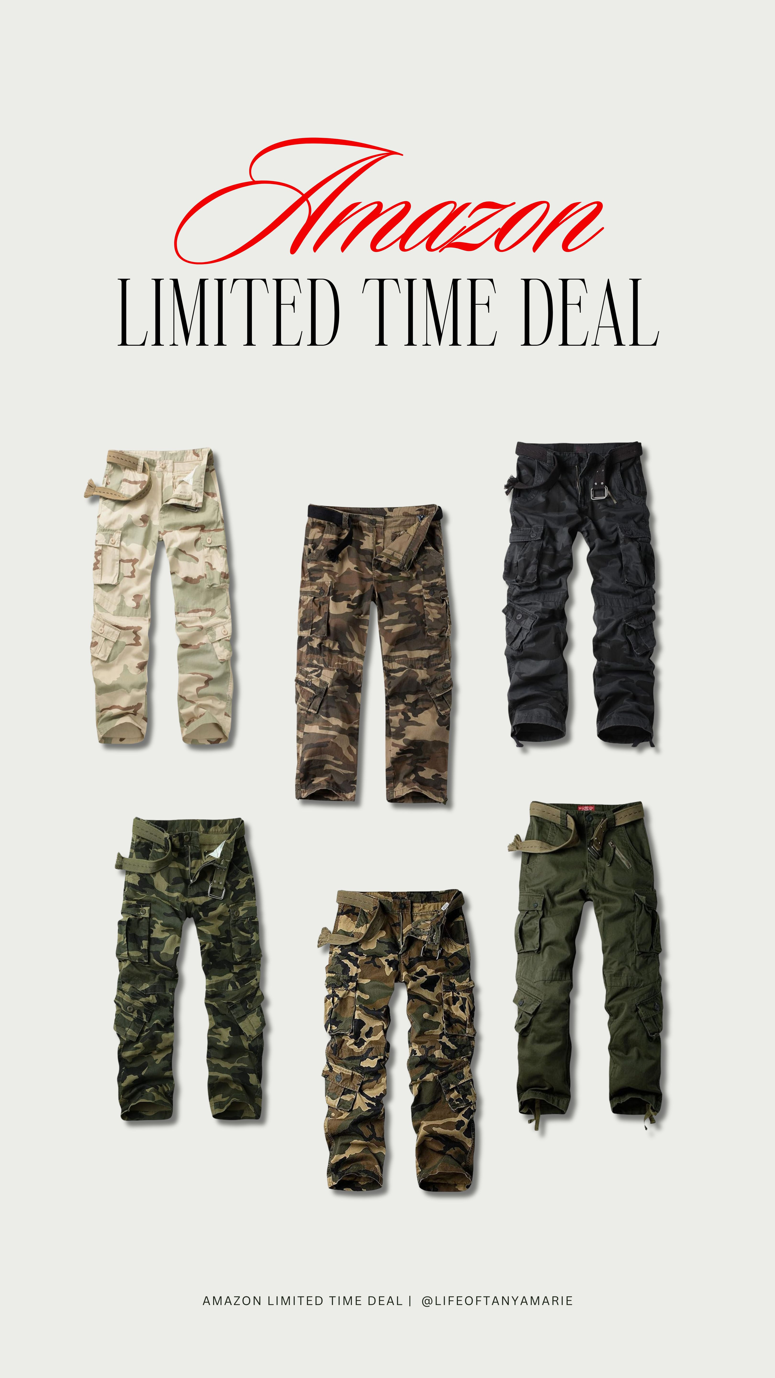 Amazon Limited Time Deal: Cargo Pants🩳 #amazon

#LTKFallSale 

#LTKFindsUnder100 #LTKSaleAlert
