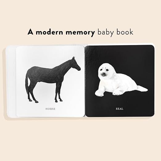Baby's Black and White Contrast Book: High-Contrast Art for Visual Stimulation at Tummy Time (Our... | Amazon (US)