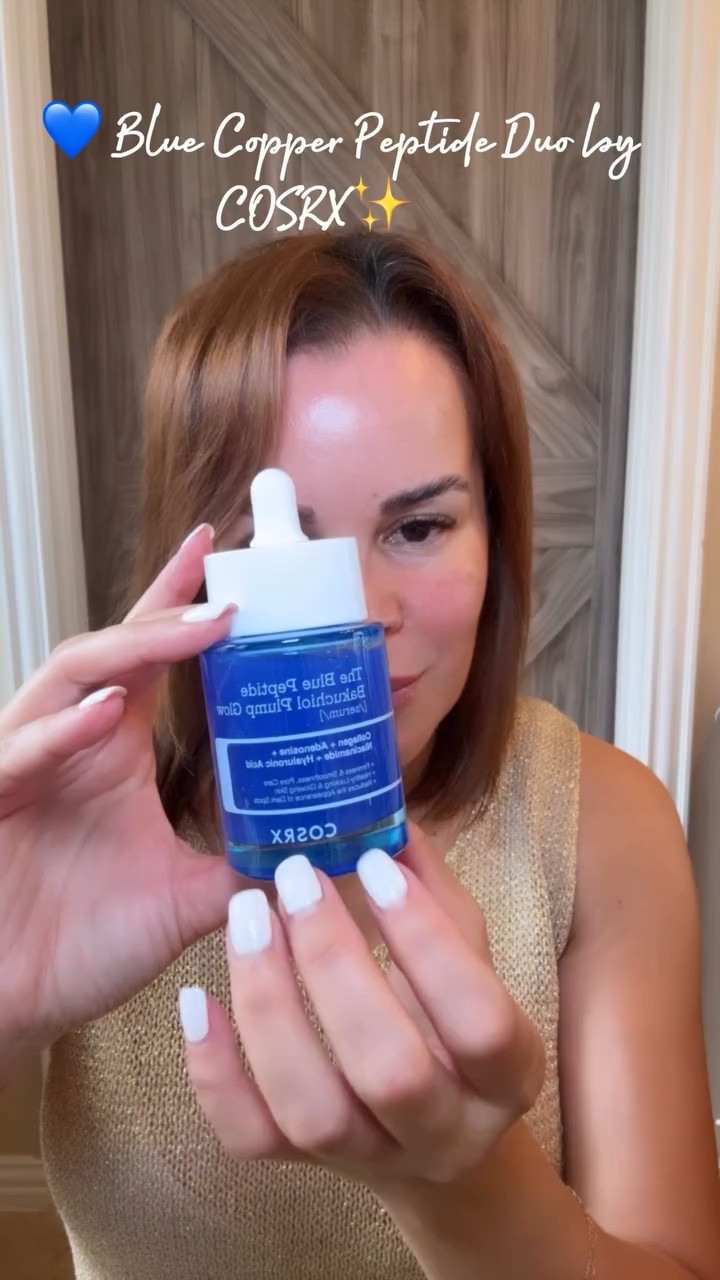 💙 My skin has been loving the new Blue Copper Peptide Duo from @cosrx.

I’ve been using the Blue Copper Peptide Serum to boost hydration and help improve the look of skin elasticity, then I follow with the Blue Copper Peptide Cream to lock in moisture and support my skin barrier.

Together, they leave my skin feeling hydrated, smooth, and looking healthy. ✨

Have you tried this duo yet?

#COSRX #BlueCopperPeptide #SkincareRoutine #GlassSkin #skincare

#LTKdayinmylife #LTKmomlife #LTKmorningroutine