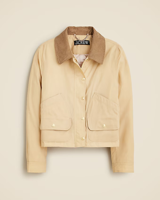 Short Barn Jacket&trade; in English ripstop cotton | J. Crew US