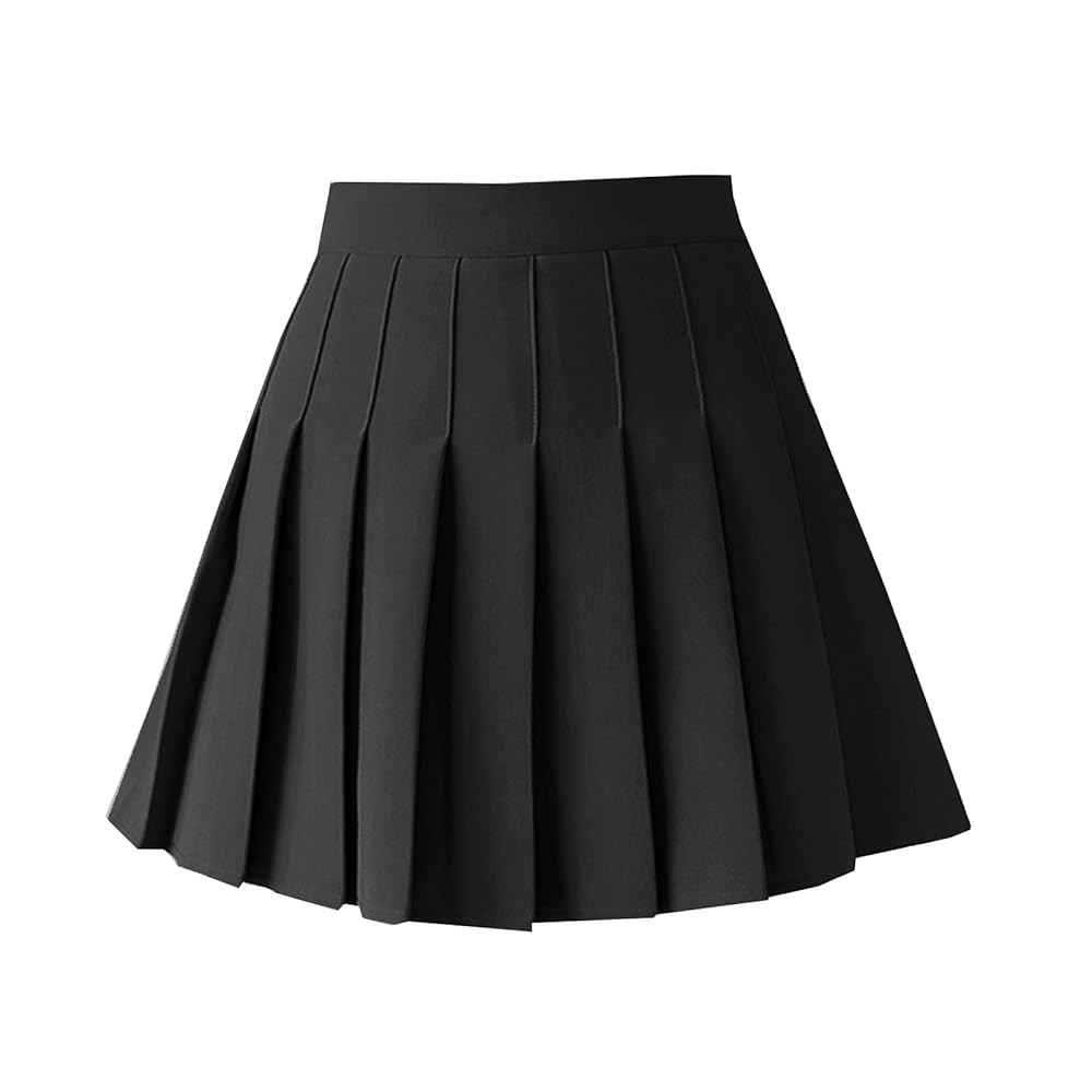 TONCHENGSD Women's High Waist Pleated Mini Skirt Skater Tennis Skirt | Amazon (US)