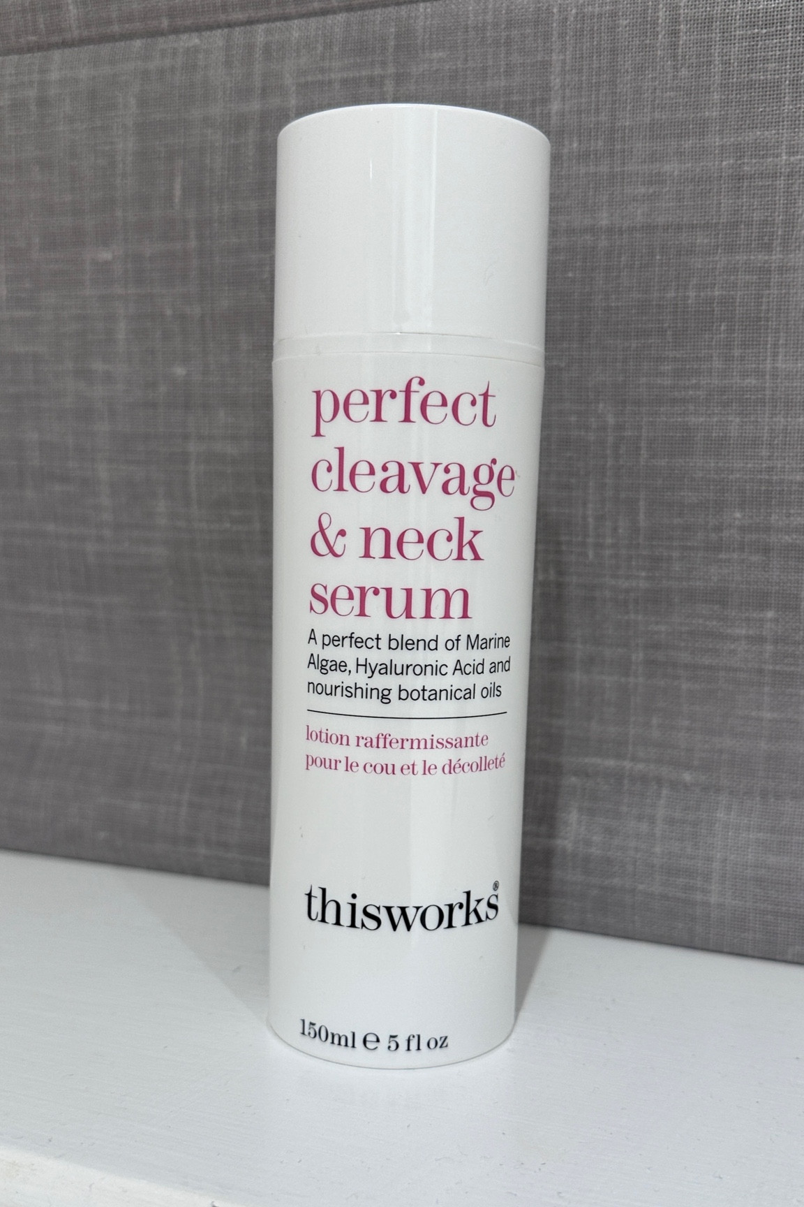 Smoothing anti ageing neck and chest serum . . this serum is amazing for fine lines , age spots-I’ve been using it for a few weeks and absolutely love the spa like scent and texture and results of this serum -a definite winner in my opinion 💜
More info: A powerfully youth-boosting formula designed to protect and refine the delicate skin on your neck, chest and décolletageBest applied each morning for tighter, brighter and more nourished skin, to support an area that's often neglected and prone to damage.An expertly blended formula that includes essential oils and plant extracts for natural efficacy. Algae for soothing any inflammation, Larch Extract to tighten, Rose to regenerate skin cells and Comfrey Root to boost cell renewal and provide hydration that lasts all day. Plus, antioxidant Vitamin C encourages collagen production, works to reduce damage and the result is plump, glowy skin, faded dark spots and pigmentation.Because over-exposed areas need even more TLC to achieve the smooth, healthy looking skin that perfect cleavage firming lotion gives.

#LTKunder50 #LTKbeauty #LTKeurope