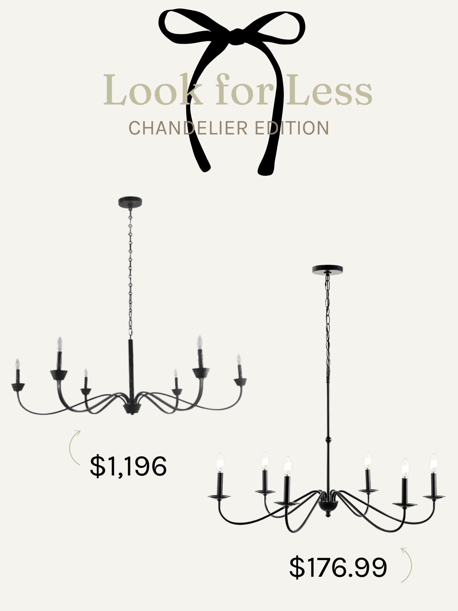 Black chandelier look for less 🖤



#LTKHome #LTKStyleTip #LTKFamily