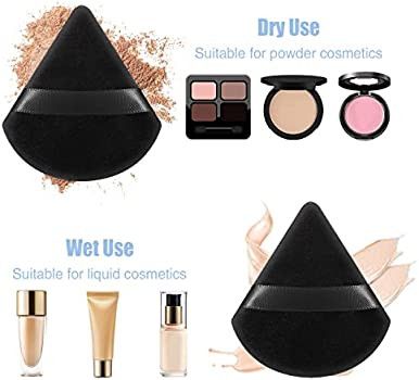 Pimoys 6 Pieces Powder Puff Face Soft Triangle Makeup Puff for Loose Powder Mineral Powder Body P... | Amazon (US)