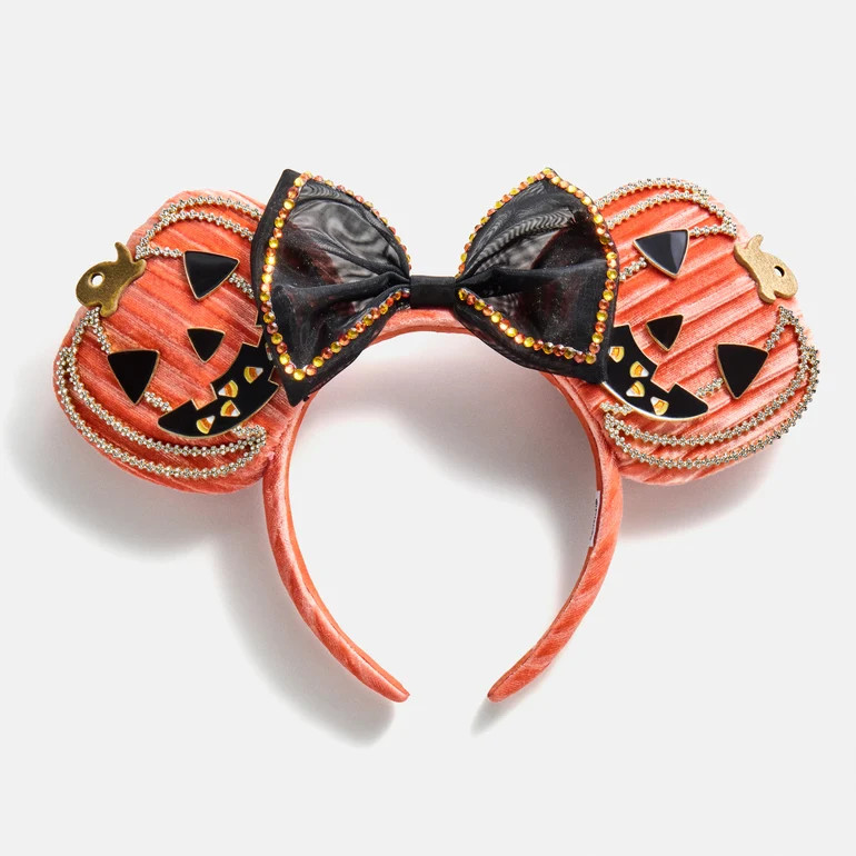 Disney Minnie Mouse Jack-O'-Lantern Ears Headband - Minnie Mouse Jack- | BaubleBar