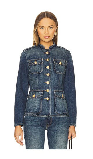 Geraldine Denim Jacket in Simon Wash | Revolve Clothing (Global)