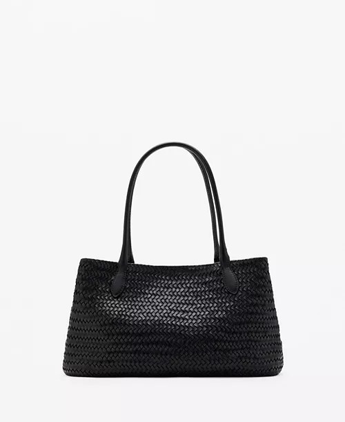 Mango Women's Braided Leather Bag - Macy's | Macy's