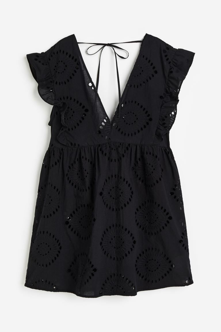 Eyelet Embroidered Beach Dress | H&M (US + CA)