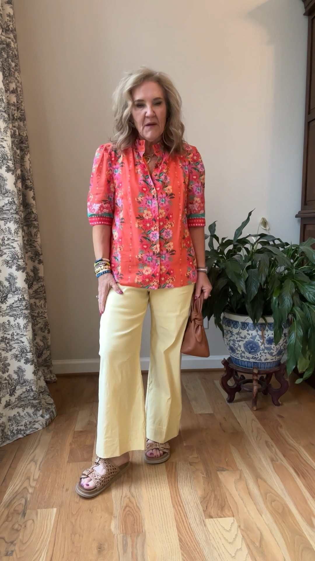 New Avara blouse size medium use code NANETTE15
Butter yellow Colette pants from Anthropologie size 29 reg 


Spring summer tops 

#LTKStyleTip #LTKOver40 #LTKWatchNow