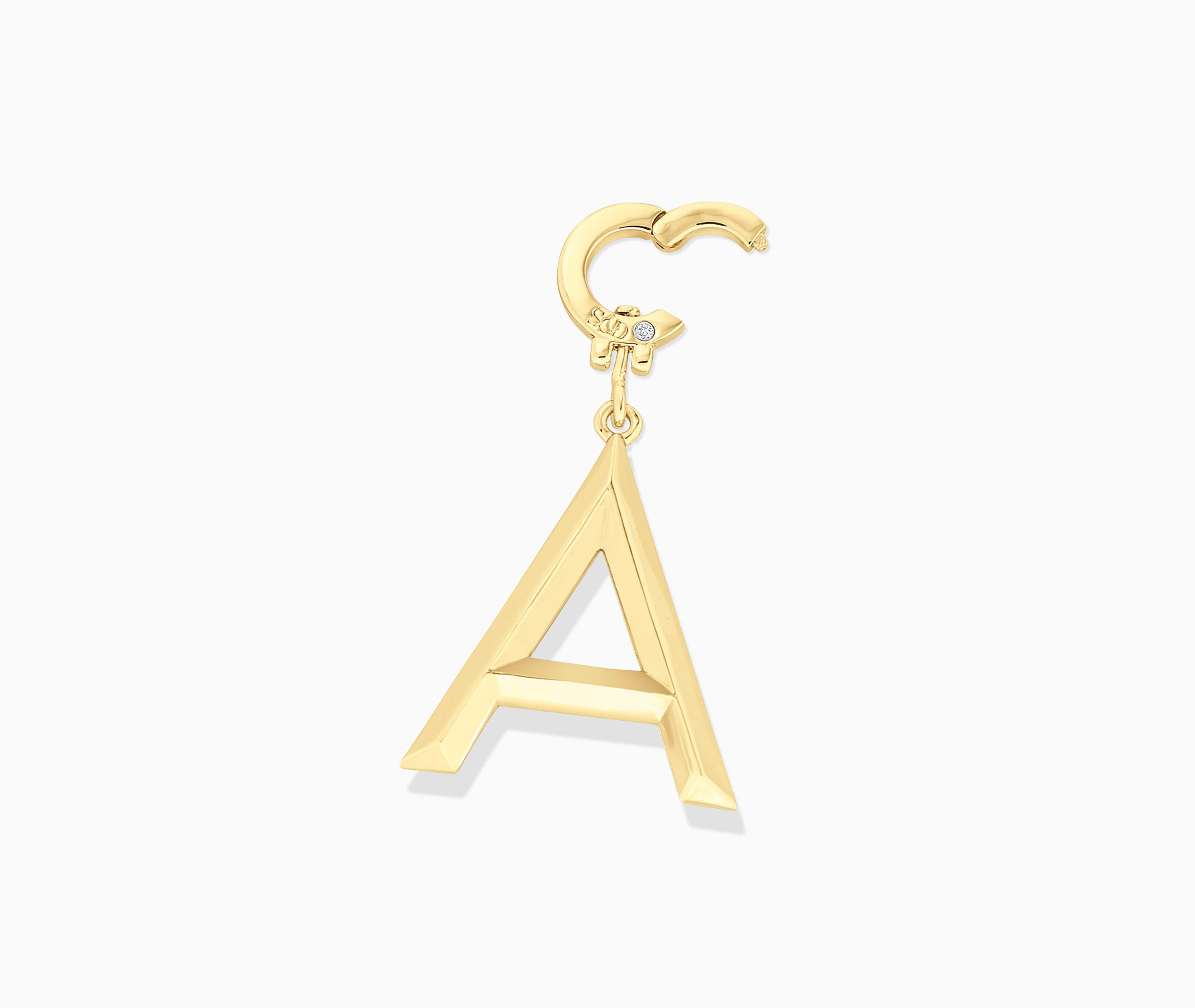 Tatum Clip On Grand Beveled Alphabet Charms | Stella & Dot