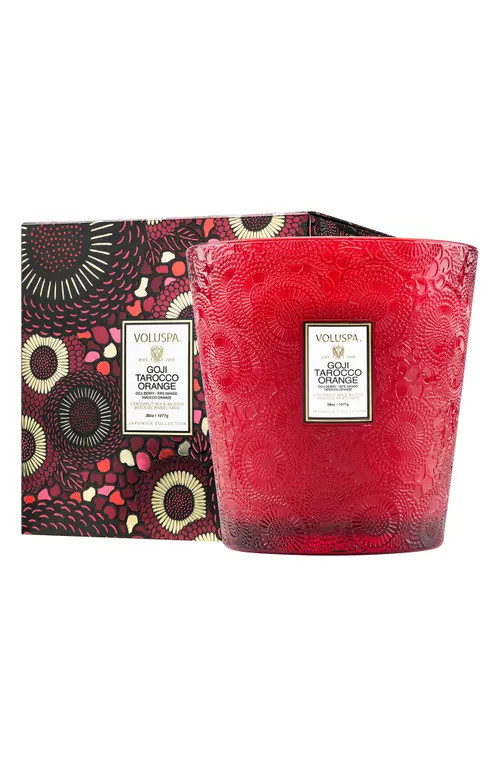 Voluspa Goji Tarocco Orange Three-Wick Hearth Candle at Nordstrom | Nordstrom