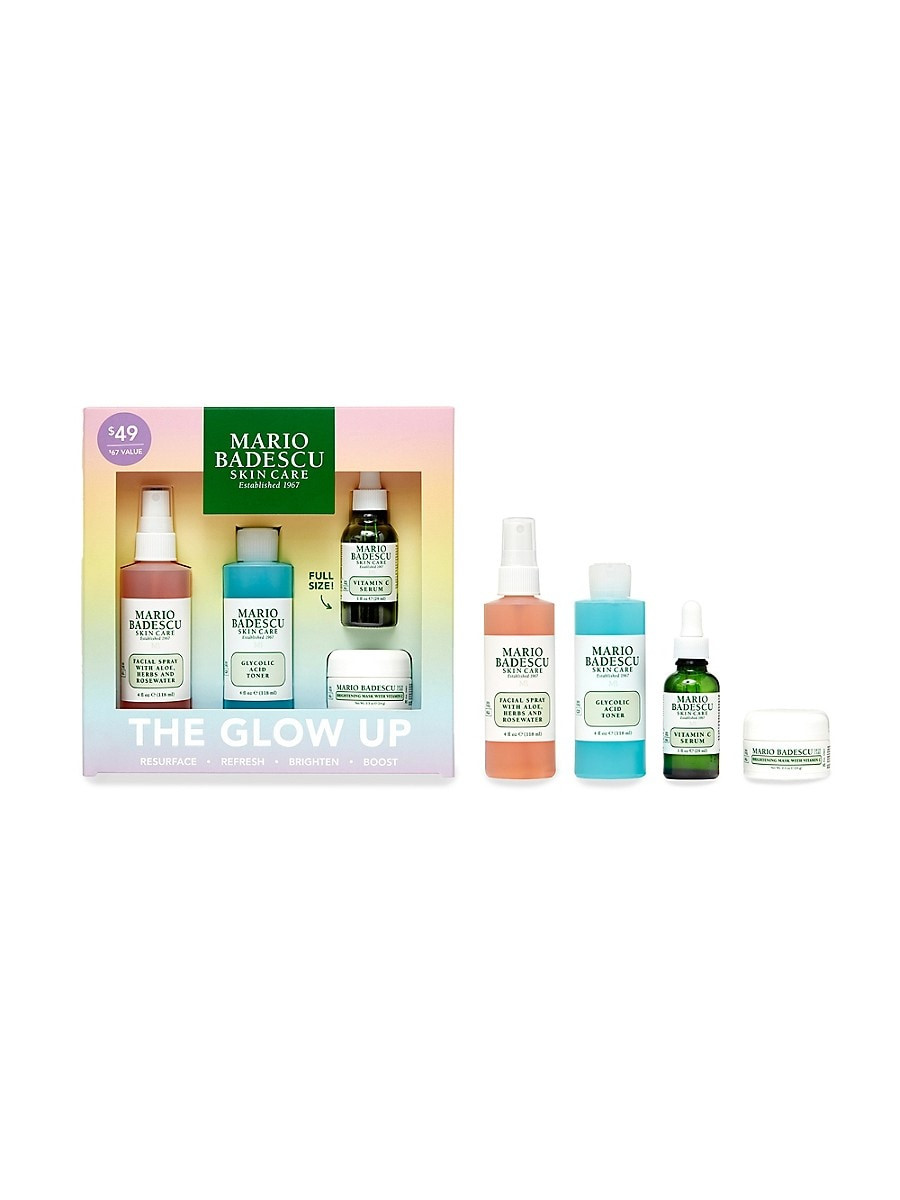 Mario Badescu Women's The Glow Up Kit 4-Piece Skincare Set | Saks Fifth Avenue OFF 5TH
