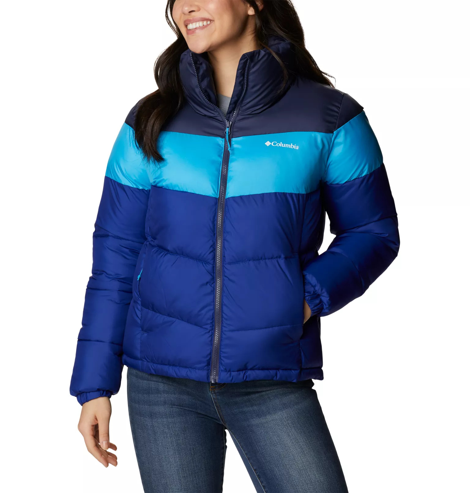 Women's Puffect™ Color Blocked Jacket | Columbia Sportswear