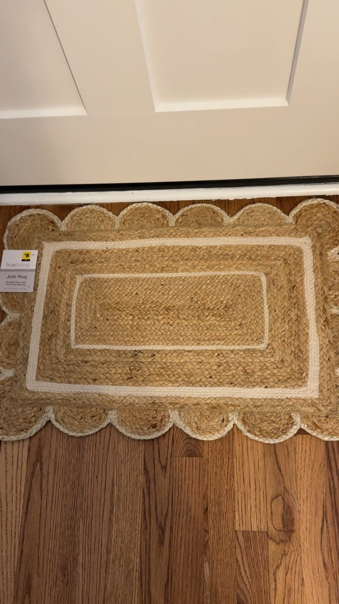 Got these scallop jute rugs from Dollar General for $8 each!! (RUN) I linked some similar options from Amazon 🎀

#LTKFindsUnder100 #LTKFindsUnder50 #LTKHome