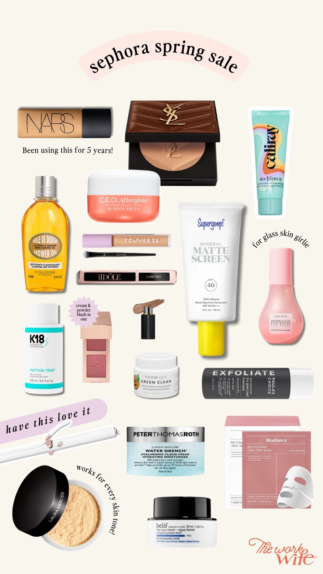 my tried & loved products from sephora. all of them I already repurchased 

#LTKselfcare #LTKSaleAlert #LTKBeauty