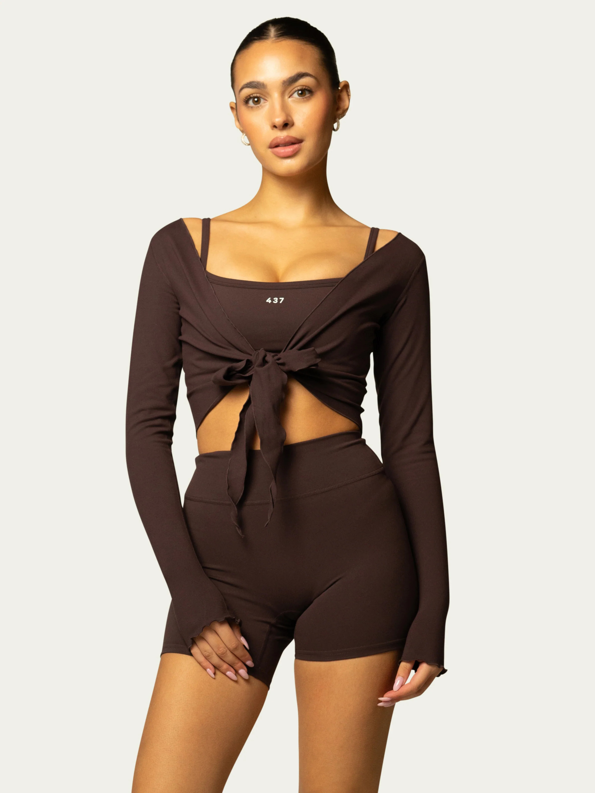 The Wrap Top / Espresso | 437