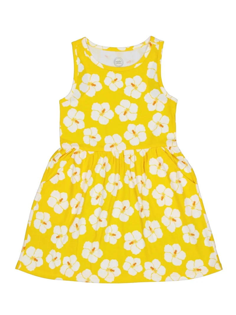 Wonder Nation Girls Tank Play Dress,Sizes XS-XLP | Walmart (US)