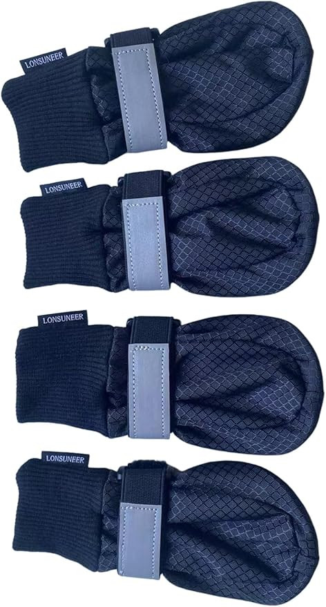 LONSUNEER Paw Protector Dog Boots for Winter, Dog Booties for Small Dogs, Warm Dog Shoes Soft Sol... | Amazon (US)