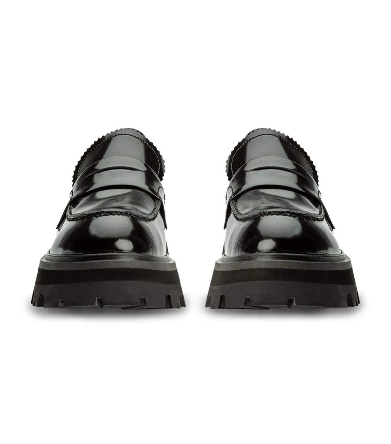 Axell Black Hi Shine Casual Shoes | Tony Bianco US