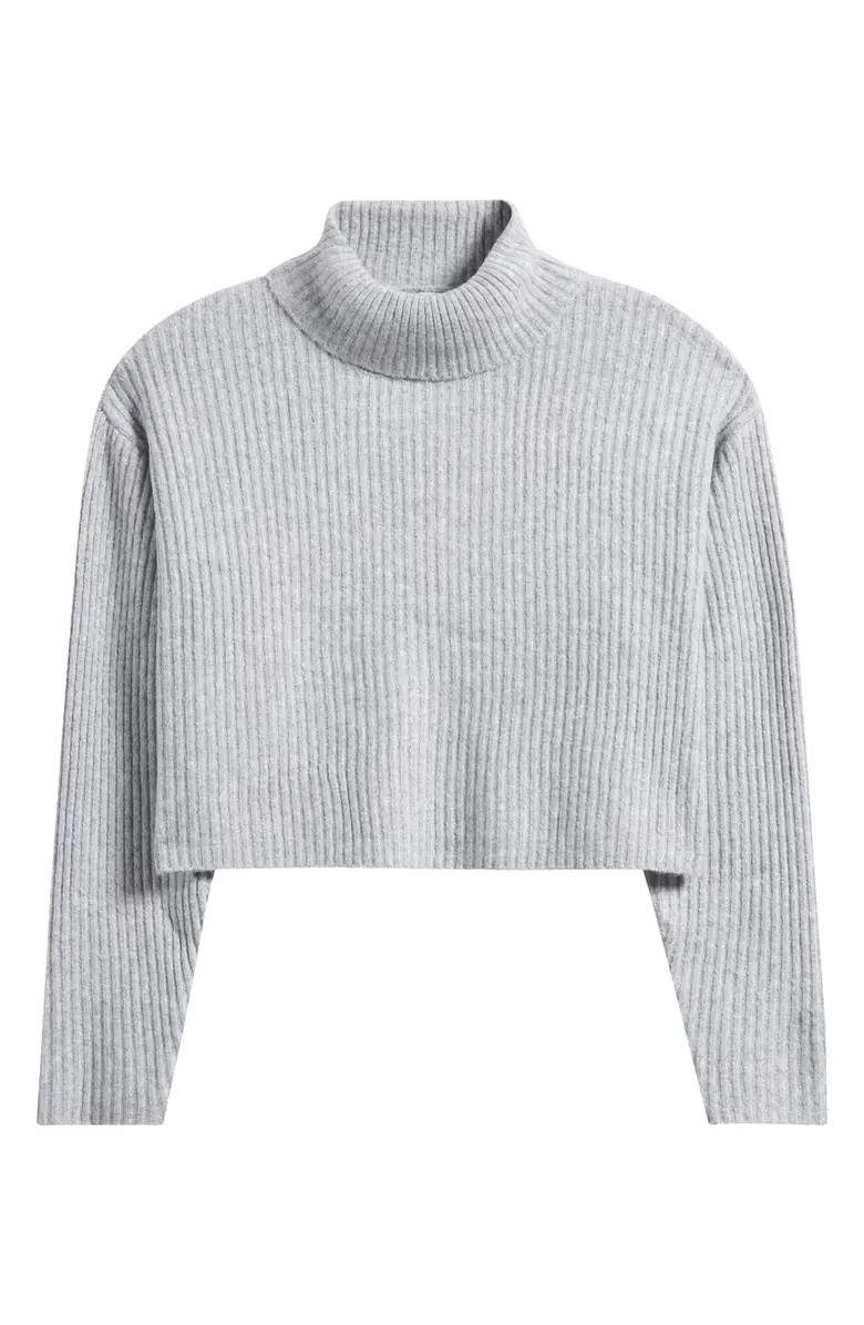 Easy Crop Turtleneck Sweater | Nordstrom