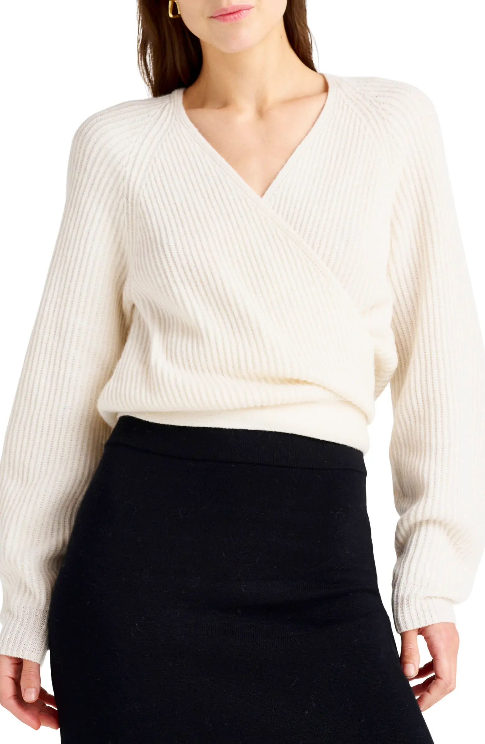 Adele Wrap Sweater | Nordstrom