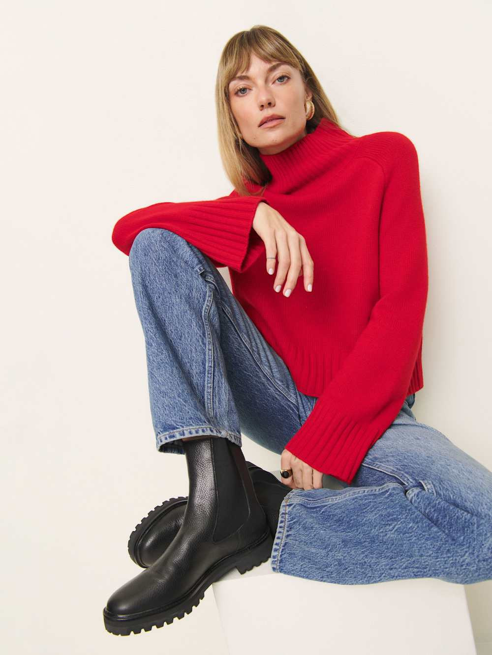 Bottines Chelsea à semelles crantées Katerina | Reformation (Global)