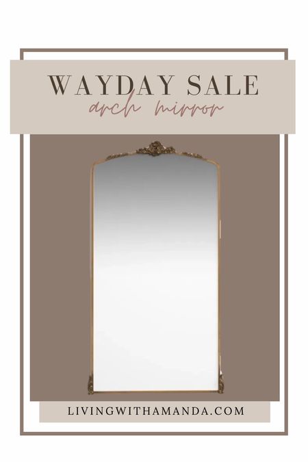 Wayfair Wayday sale
Arched mirror

Anthropologie primrose mirror dupe

#LTKSeasonal #LTKxWayDay #LTKHome