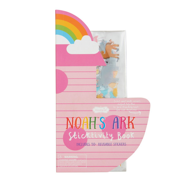 Pink Noah's Ark Sticker Book | Mud Pie