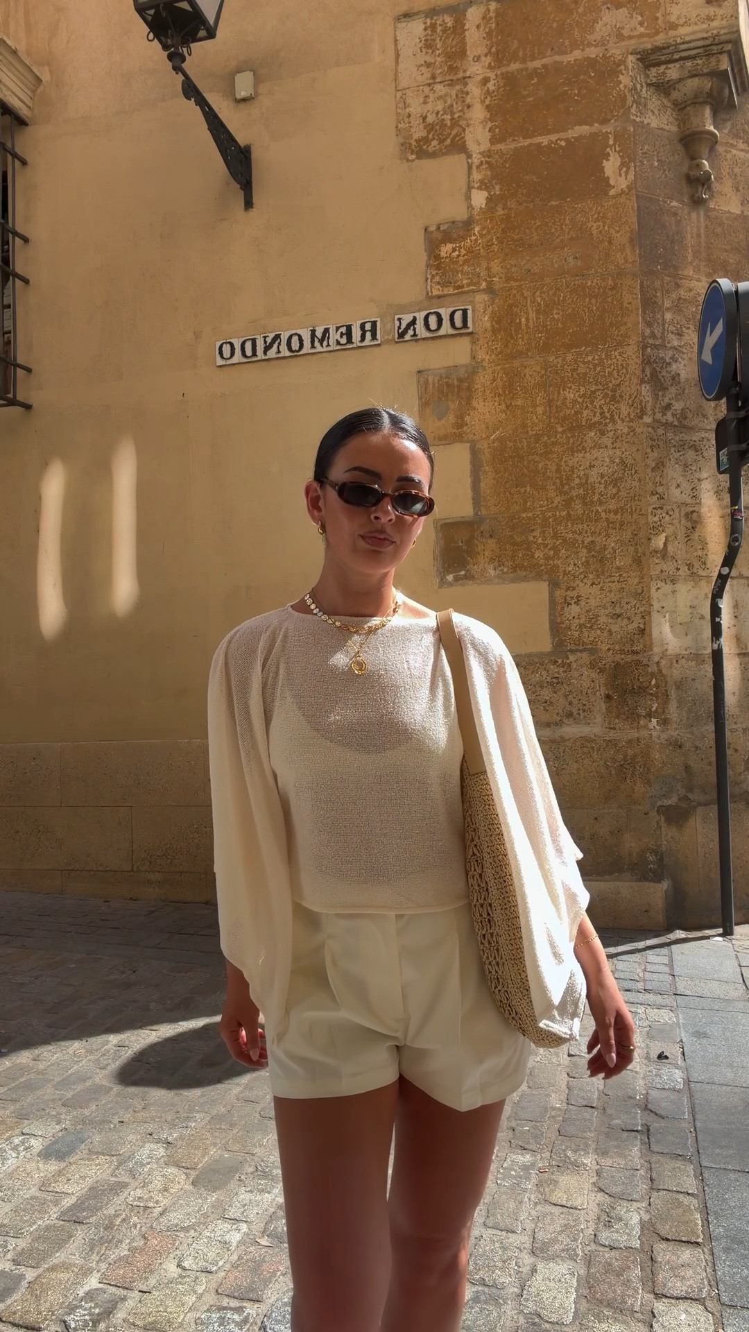 OOTD in Seville 🍊

I wear a size M in the top & size 10 in the shorts x

City break outfit, summer city break, summer outfits, summer holiday outfits, holiday outfits, cream shorts, crochet top, H&M top, PLT, ASOS, leather sandals, Seville outfits, Spain outfits 

#LTKeurope #LTKuk #LTKsummer