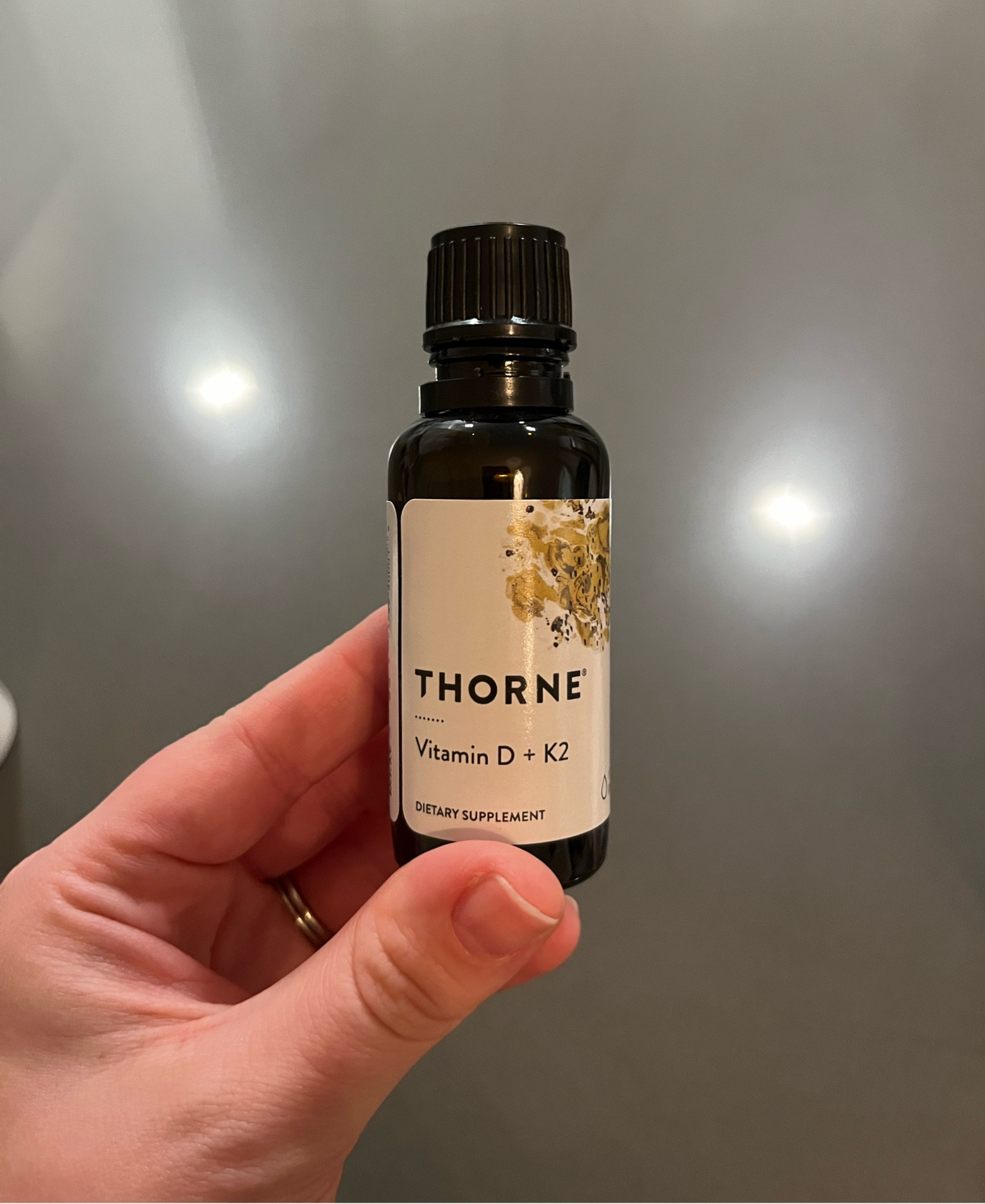 Another incredible product from Thorne! Do your research on efficacy of Vitamin D. It's best ingested with the pairing of Vit K2 in liquid form for most folks. No taste or smell to this and a few tiny drops a day is all you need. Love! 

#LTKBeauty #LTKFitness #LTKActive
