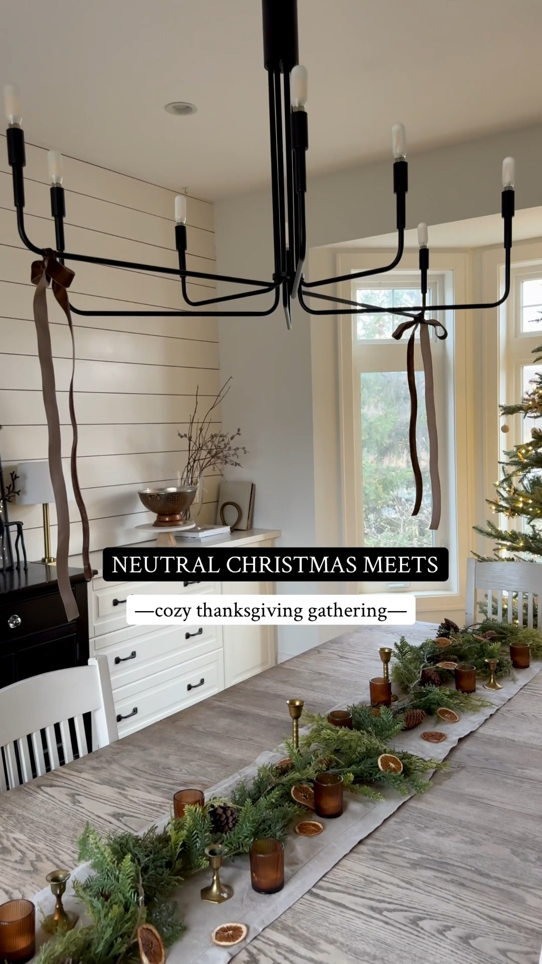 Neutral christmas decor that easily transitions from thanksgiving to christmas — soft textures, warm metallics, and natural greens create a timeless look that feels festive without the rush to redecorate. it’s all about keeping things cozy, simple, and beautifully effortless.

neutral christmas decor, thanksgiving table, cozy home, minimal holiday style, warm metallics, natural greens, timeless decor, simple elegance, seasonal transition, home inspiration

#LTKHome #LTKHoliday #LTKSeasonal