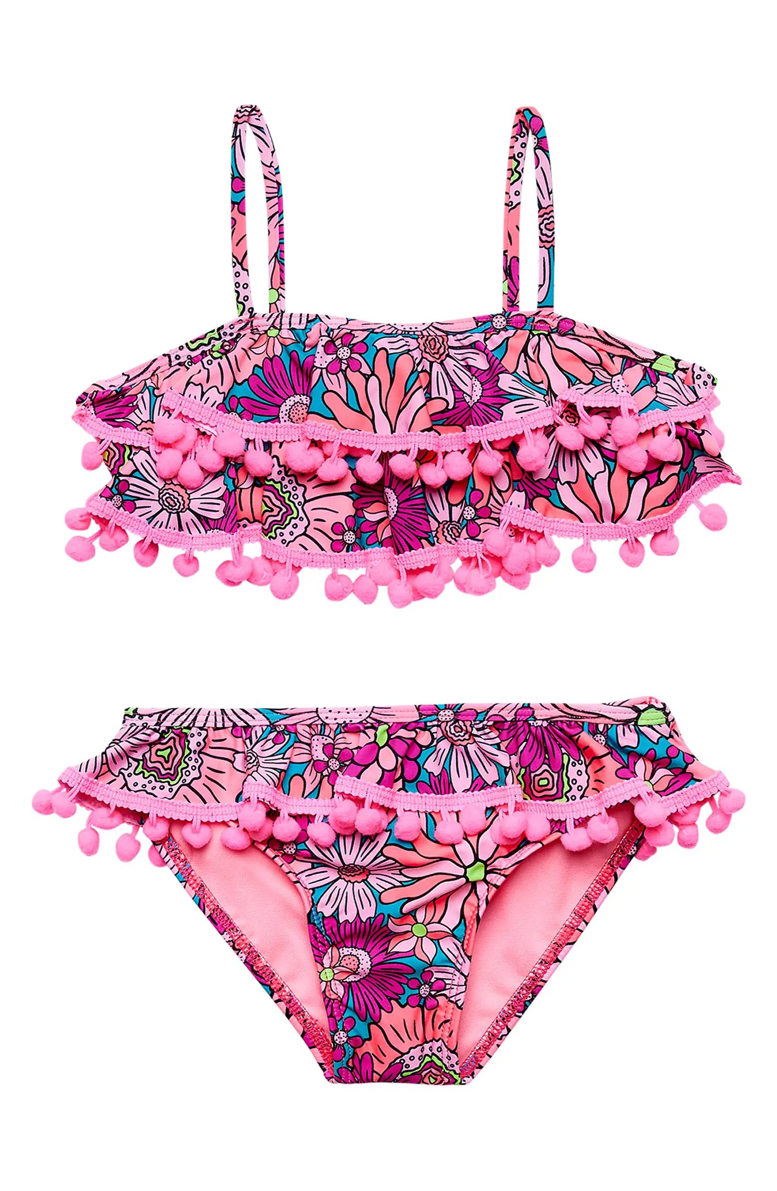 Kids' Floral Two-Piece Swimsuit | Nordstrom