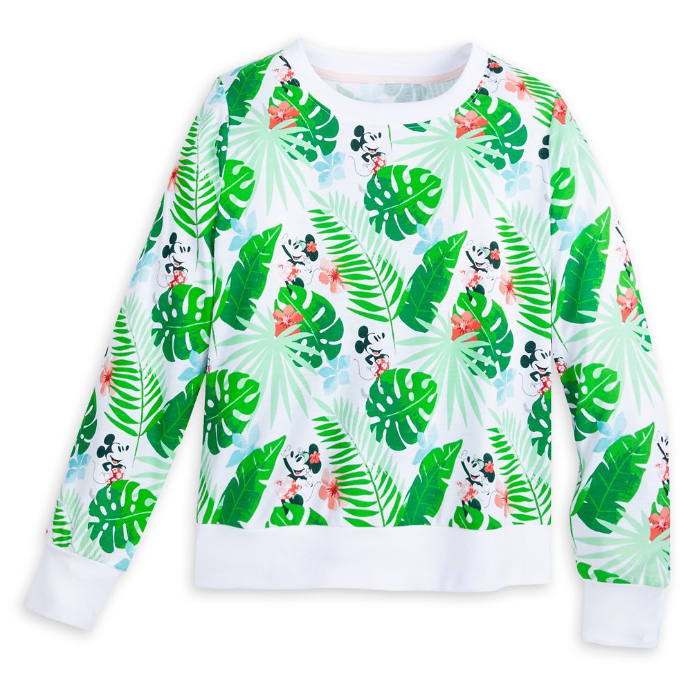 Mickey and Minnie Mouse Tropical Pullover for Women | Disney Store