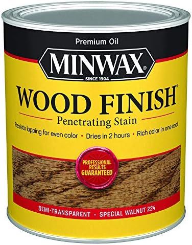 1 qt Minwax 70006 Special Walnut Wood Finish Oil-Based Wood Stain | Amazon (US)