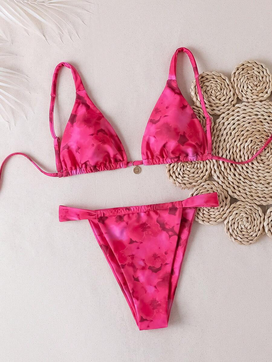 Random Printed Swimwear Set, Minimalist Fashion Casual For Everyday Wear Summer | SHEIN