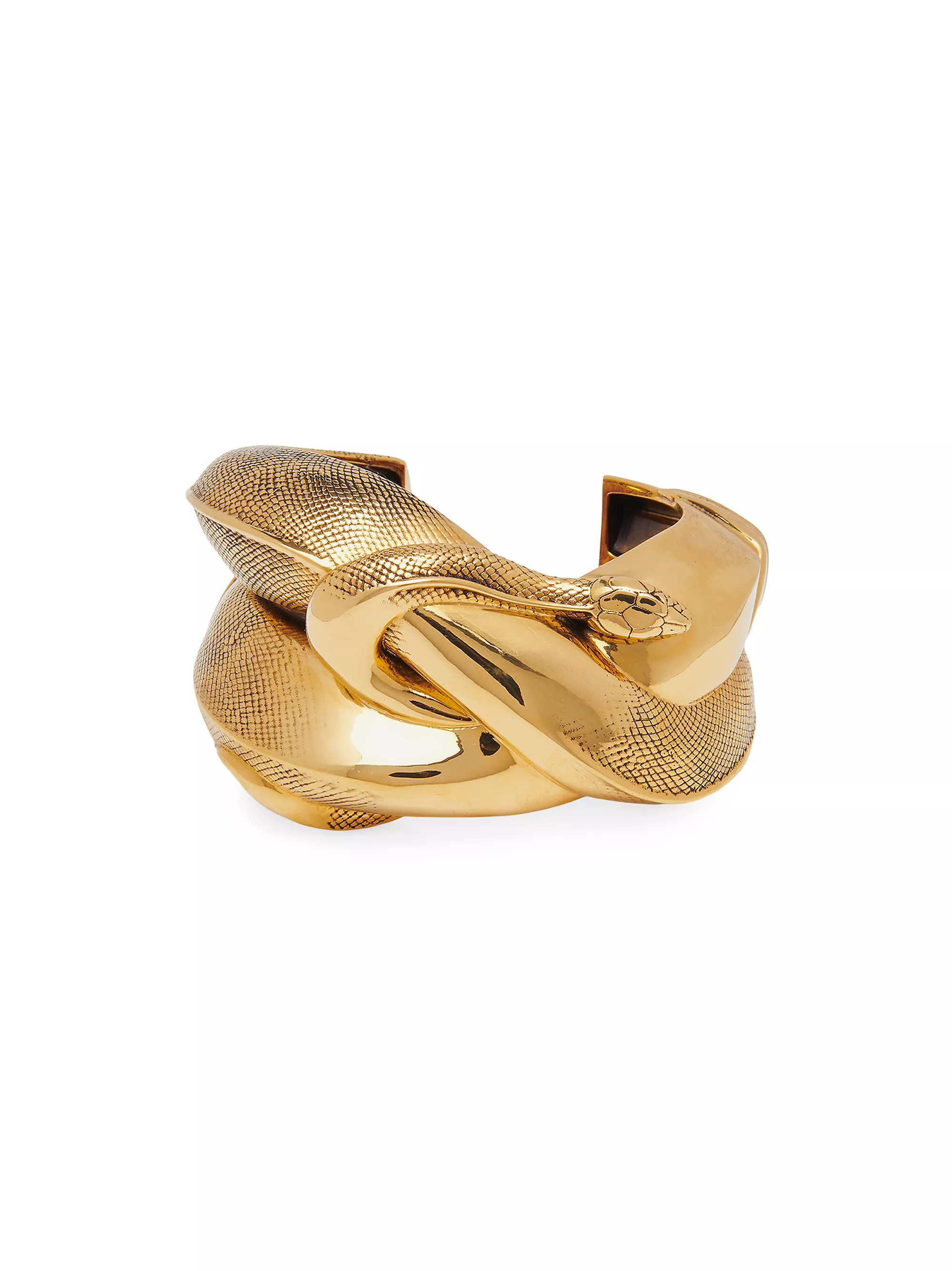 Goldtone Snake Cuff | Saks Fifth Avenue