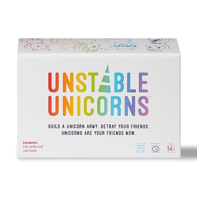 Unstable Unicorns Card Game - A strategic card game and party game for adults & teens | Amazon (US)