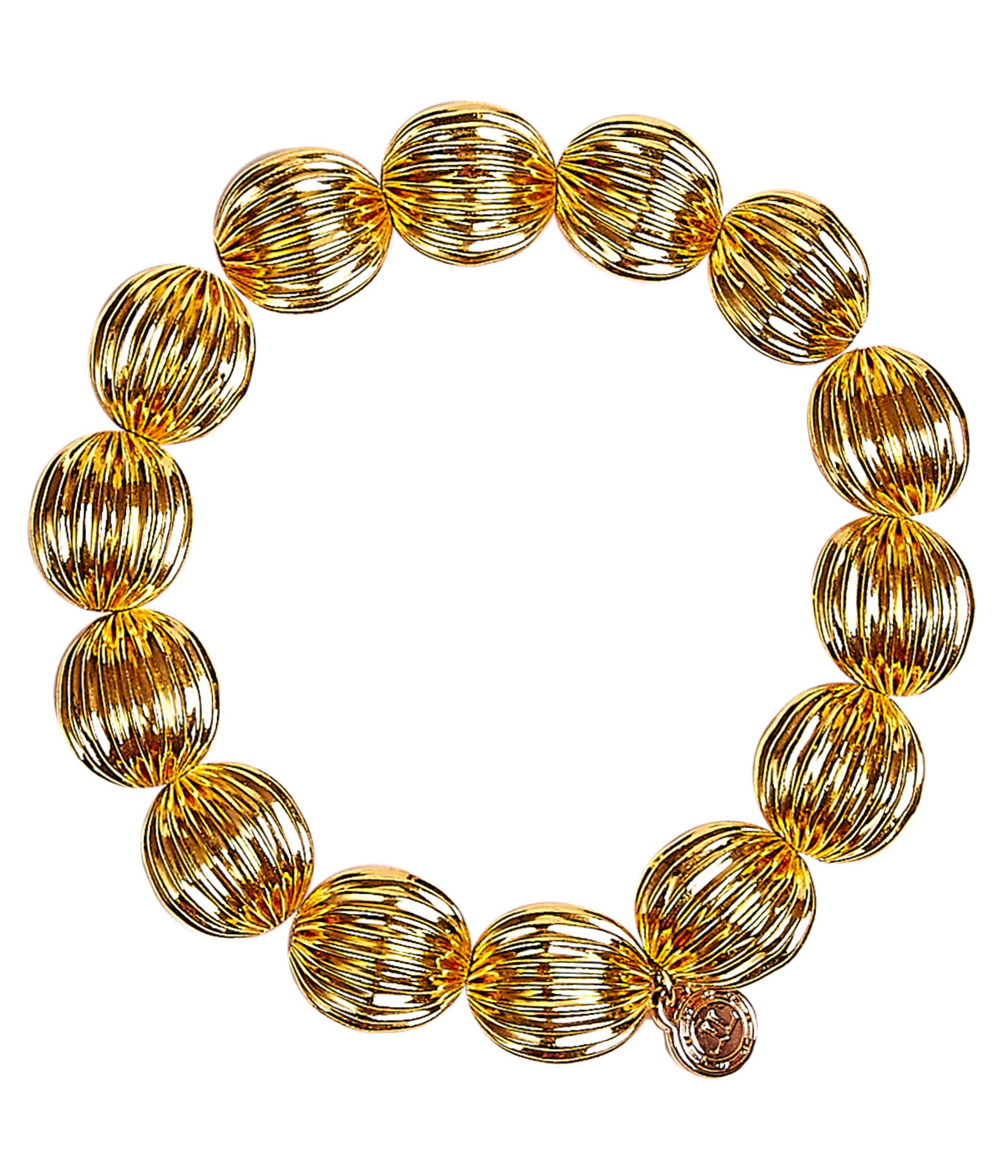 Parker - Gold Beaded Bracelet 12mm | Lisi Lerch Inc