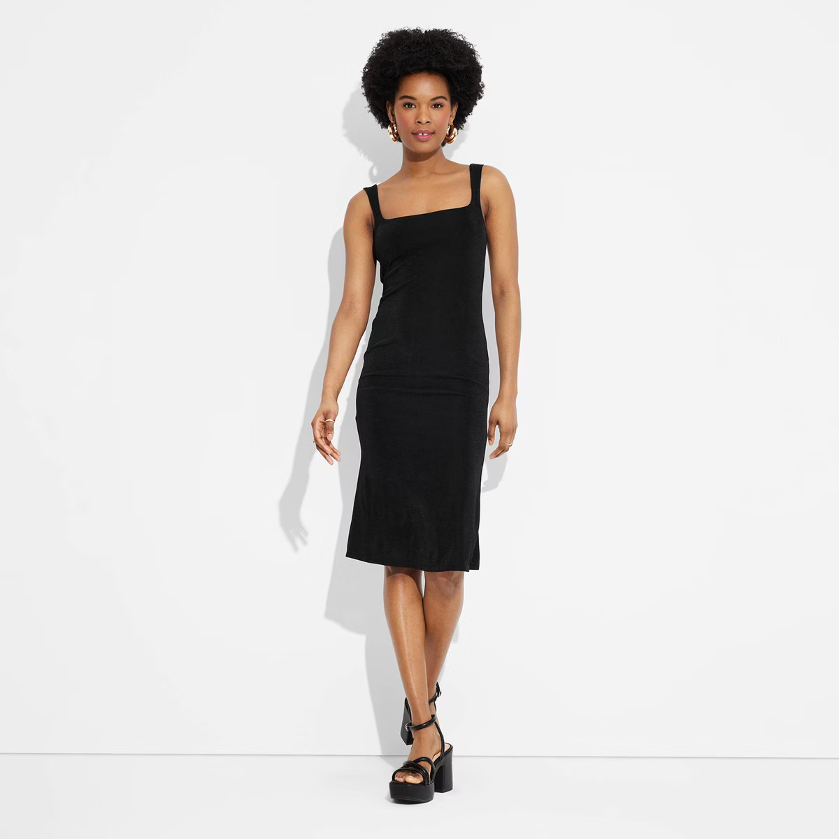 Women's Square Neck Midi Dress - Wild Fable™ | Target